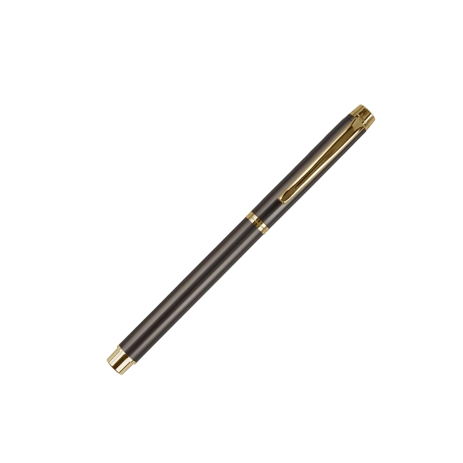 Roller Pen Anthracite, metal, cold gold