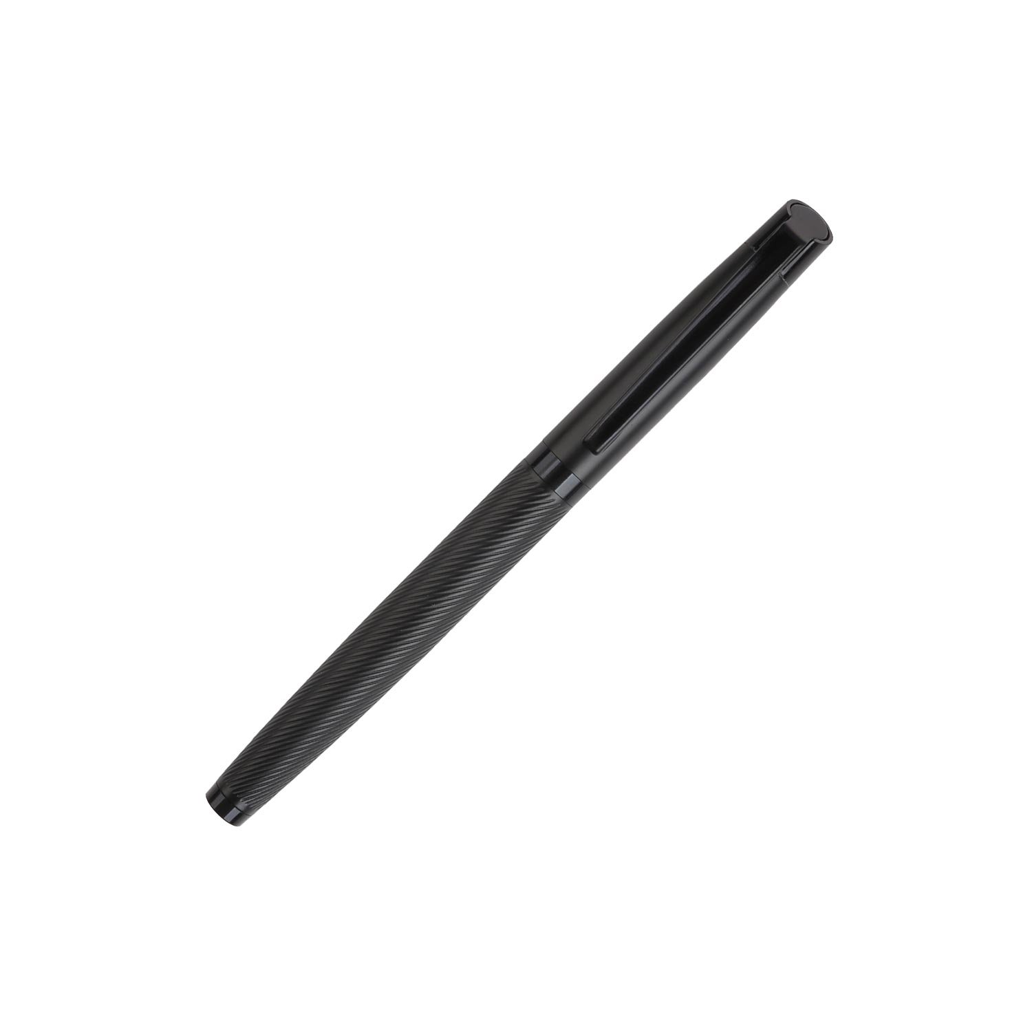 Roller pen Warp, metal, black