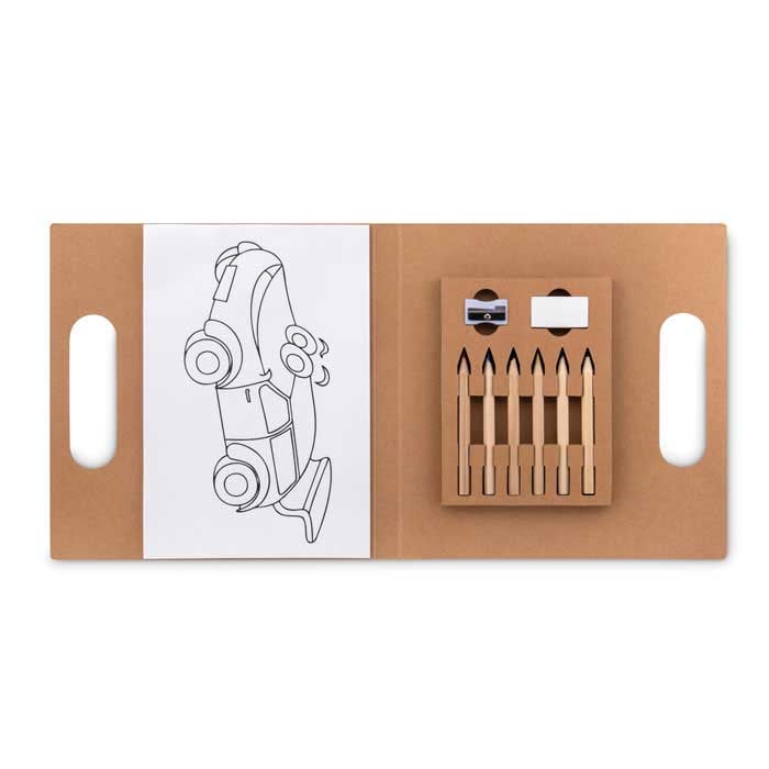 Folder2 Go Kids’ Coloring Kit