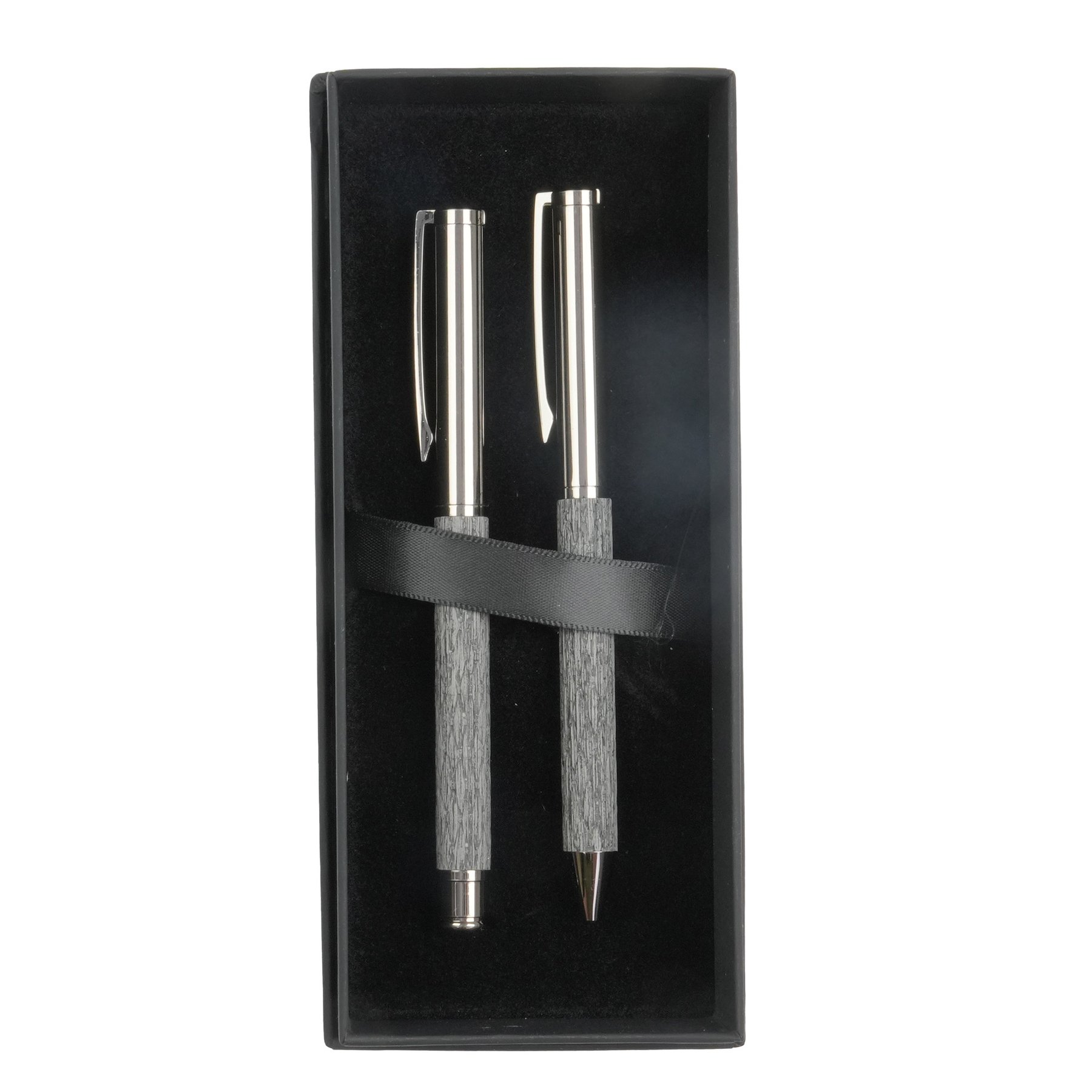 Pen and Rollerball Set Leatherink, metal