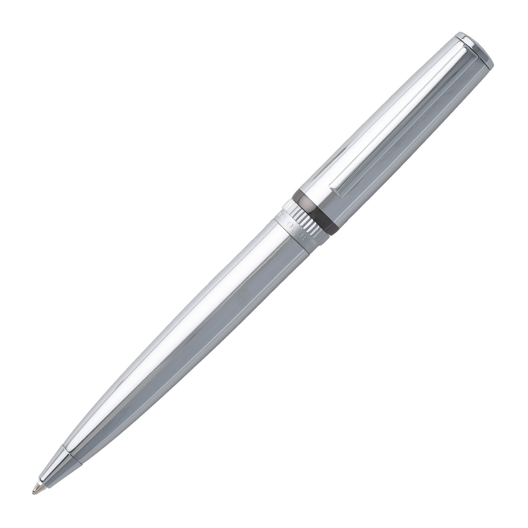 Hugo Boss Ballpoint Pen Gear Metal, in box, silver
