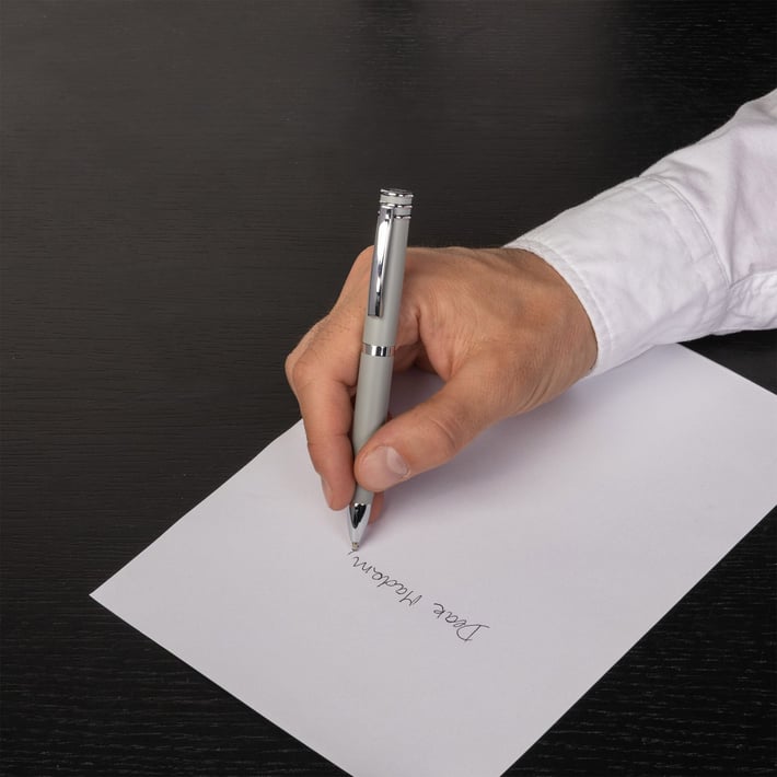 Cerruti 1881 Химикалка Austin, в кутия, сива