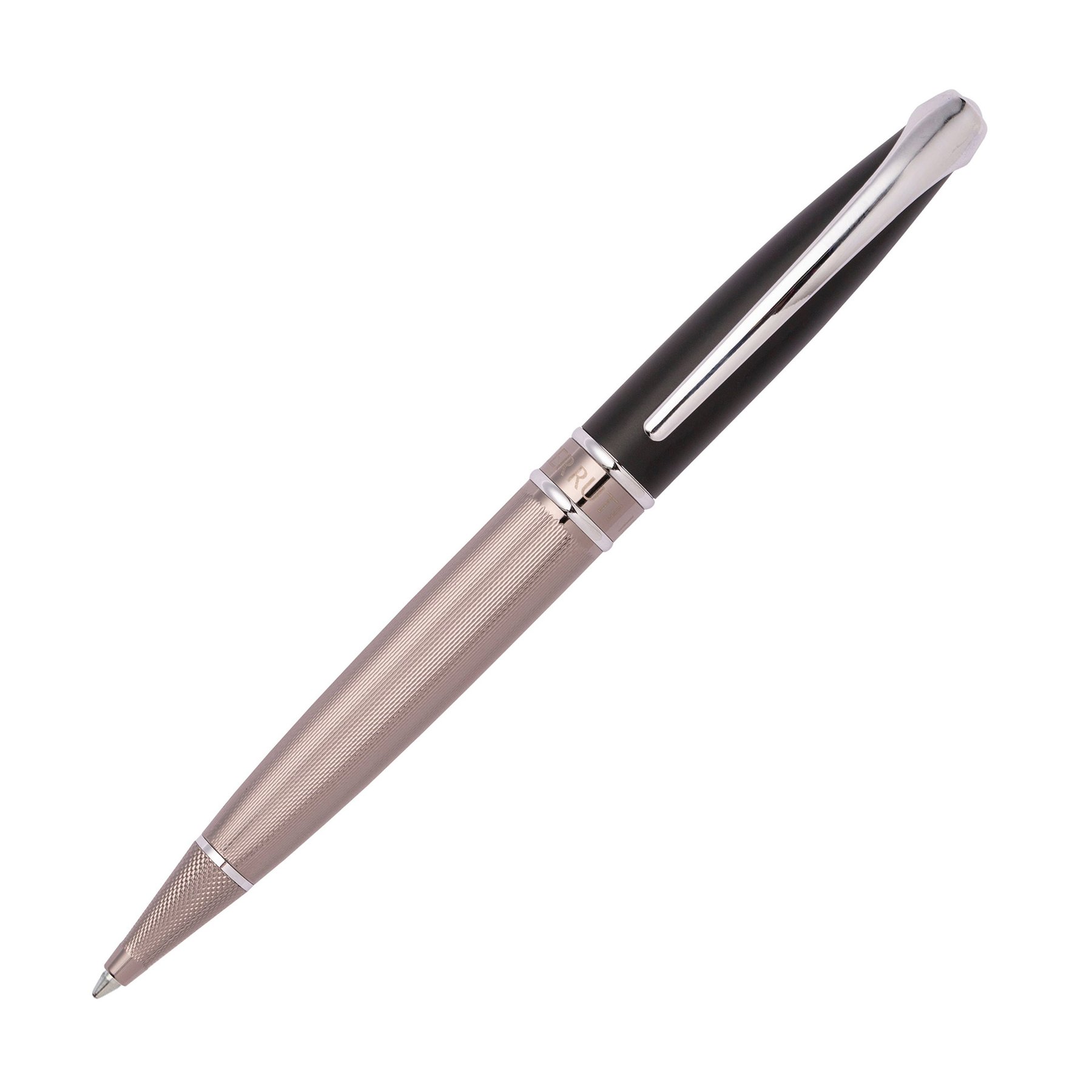 Cerruti 1881 Ballpoint pen Abbey Diamond, boxed, black-beige