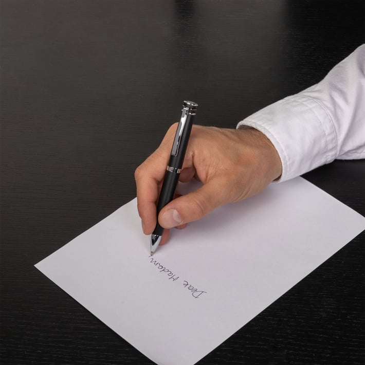 Cerruti 1881 Химикалка Abbey Diamond, в кутия, черна