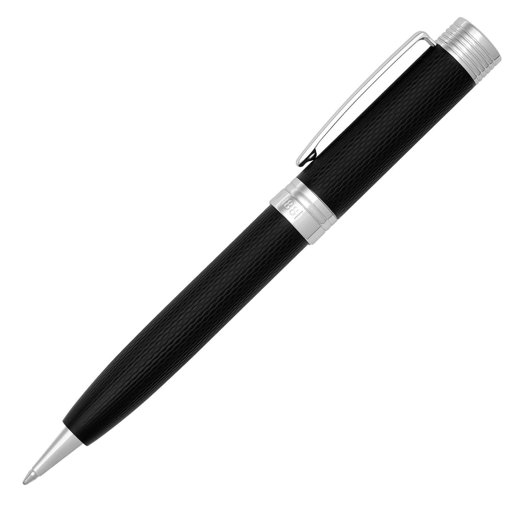 Cerruti 1881 Ballpoint Pen Zoom Diamond, in box, black