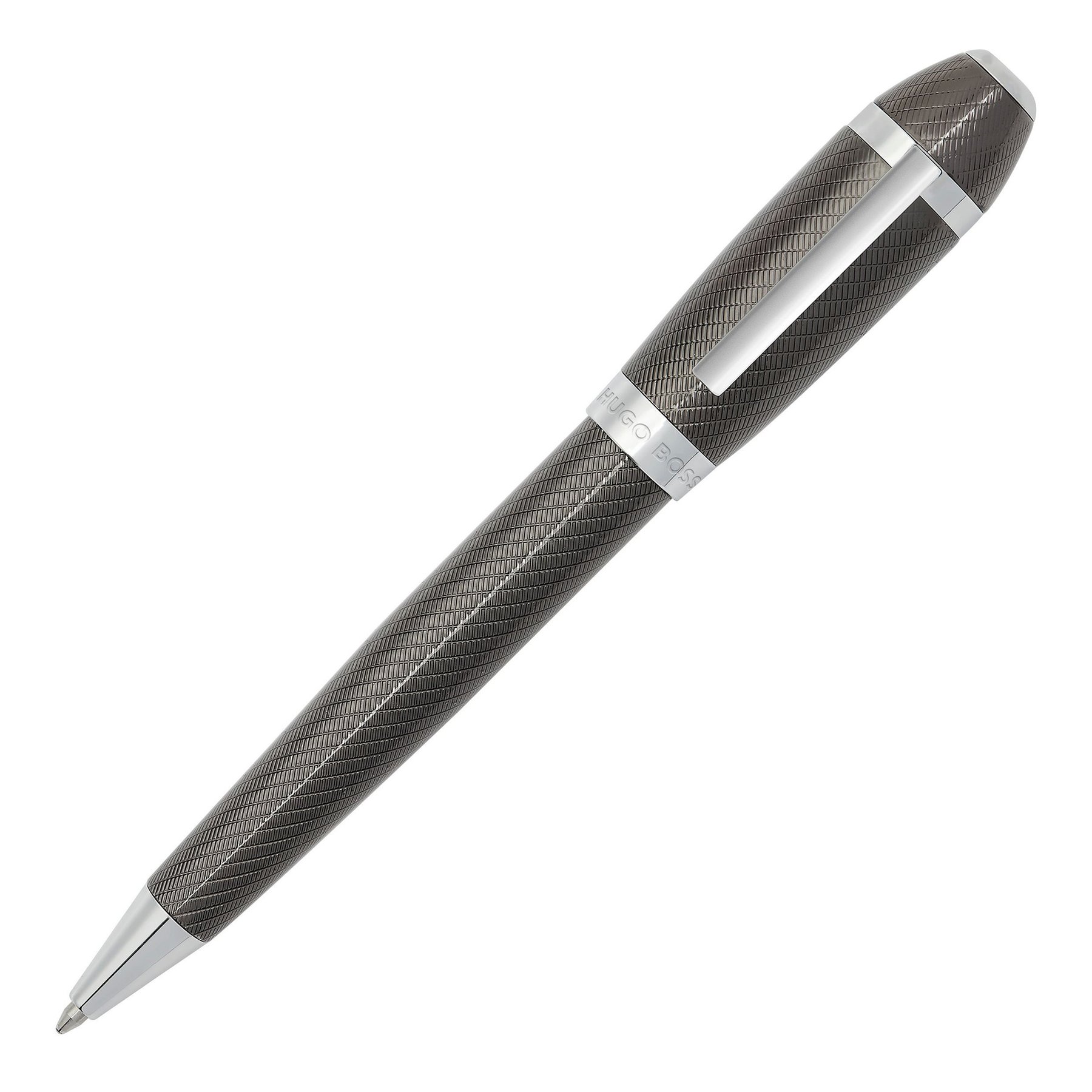 Hugo Boss Ballpoint Pen Arc Futurist, boxed, gray