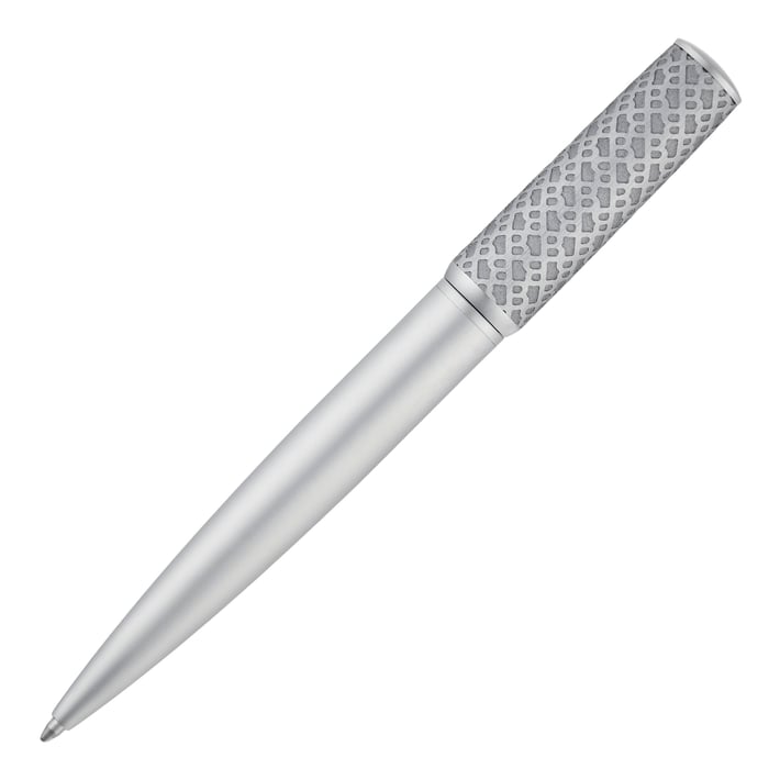 Hugo Boss Ballpoint pen Arche Monogram, silver