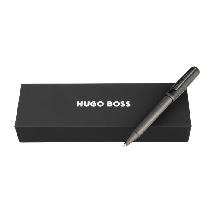 Hugo Boss Химикалка Pace, черно-сива