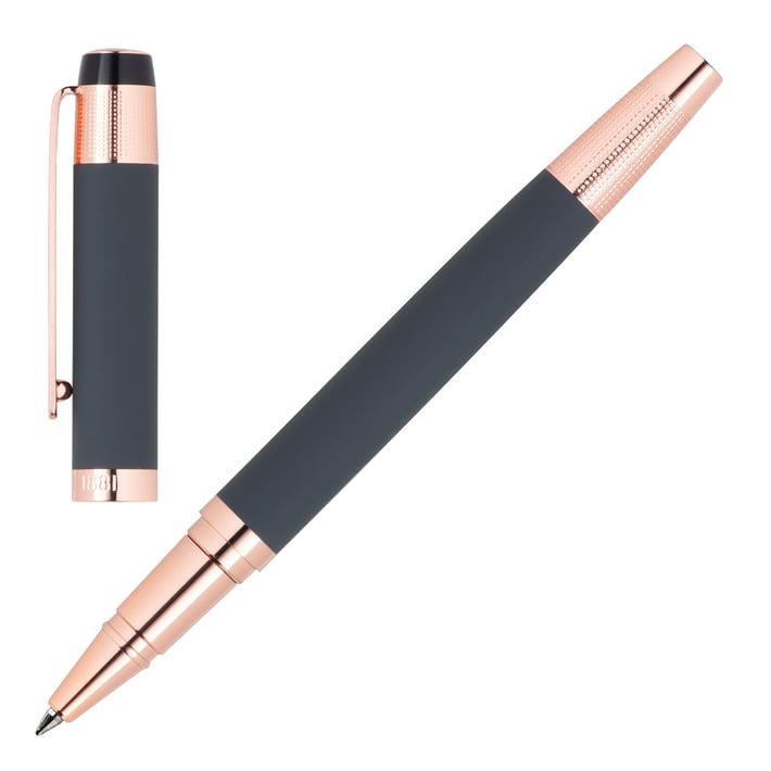 Cerruti 1881 Ролер Thames, в кутия, сиво-златист