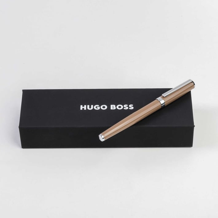 Hugo Boss Ролер Gear Icon, в кутия, бежов