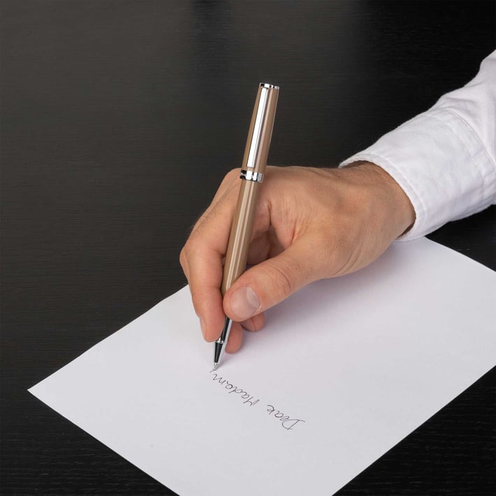 Hugo Boss Ролер Gear Icon, в кутия, бежов