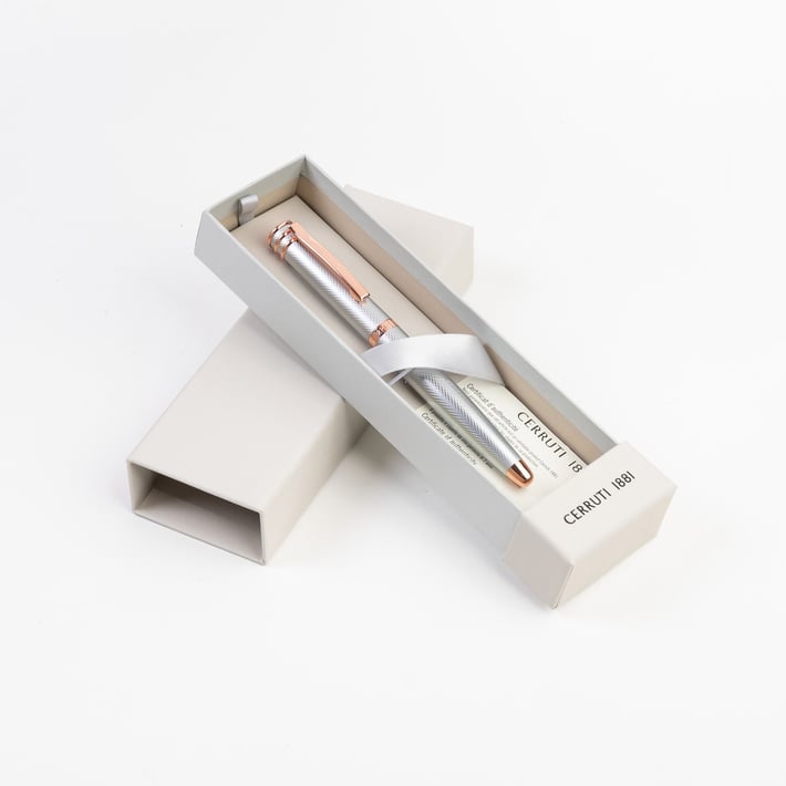 Cerruti 1881 Ролер Abbey Diamond, в кутия, хром
