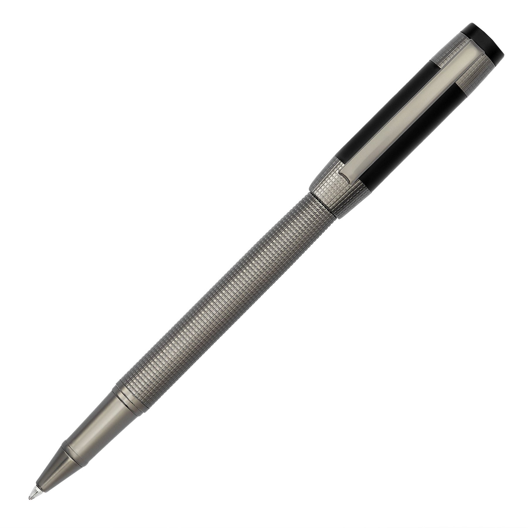 Hugo Boss Roller Pen Rive, in Box, Chrome