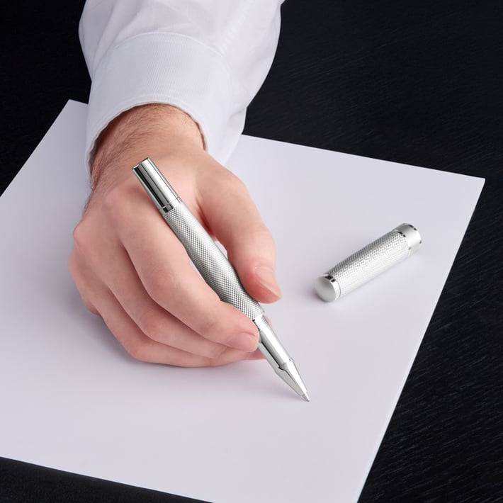 Hugo Boss Ролер Totem, сребрист