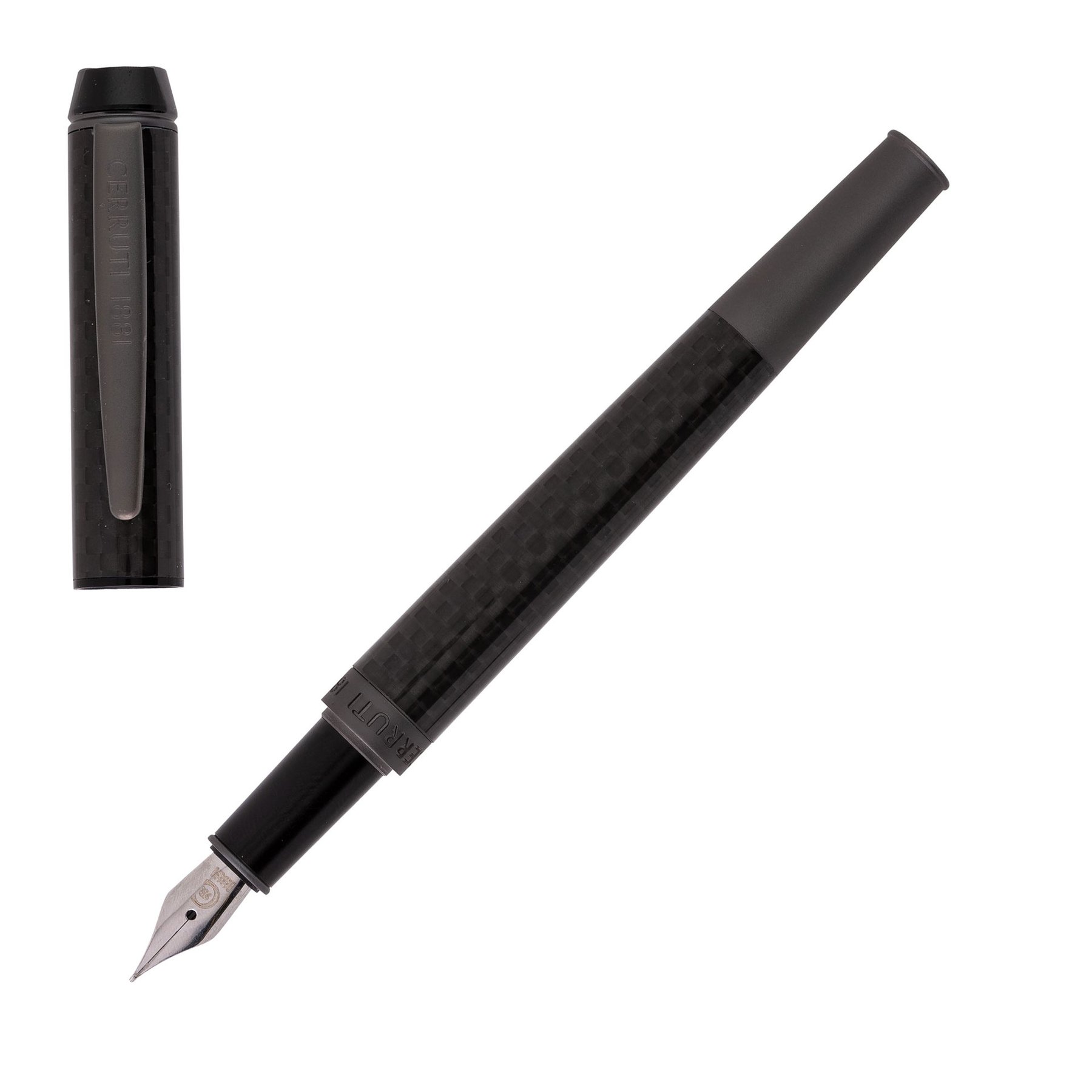 Cerruti 1881 Fountain pen Fetter, in box, dark green