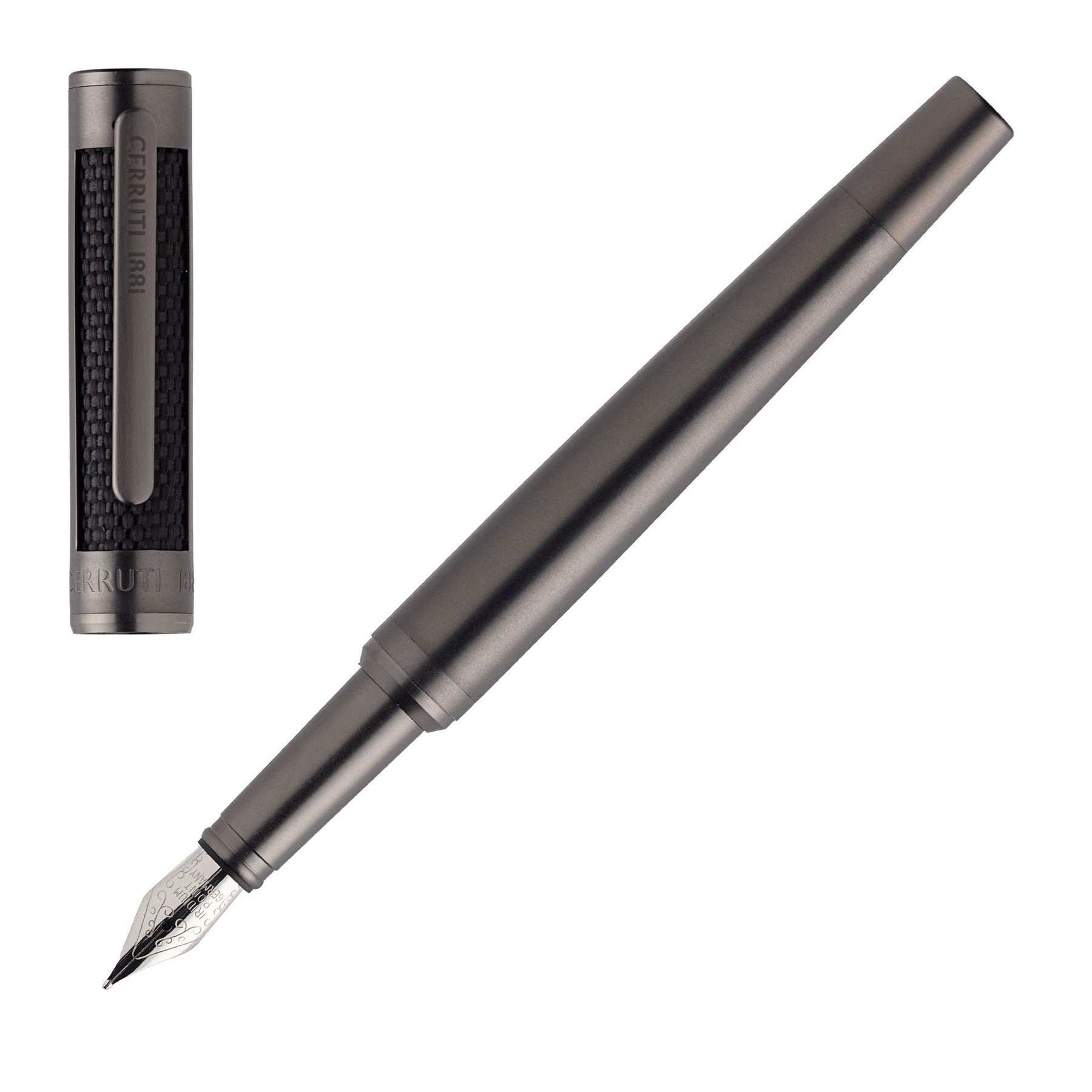 Cerruti 1881 Fountain pen Horton, in box, dark green