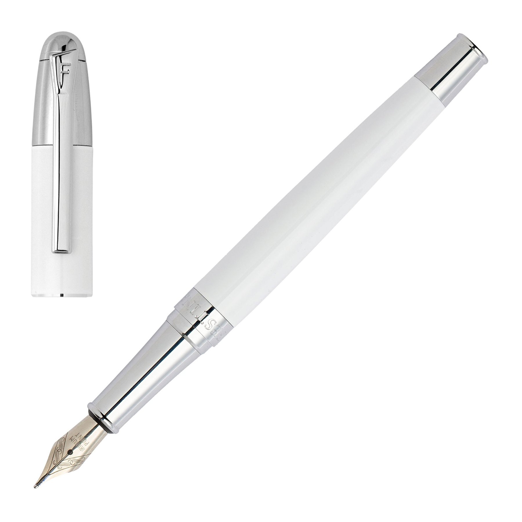 Festina Fountain Pen Classicals, in box, silver-white