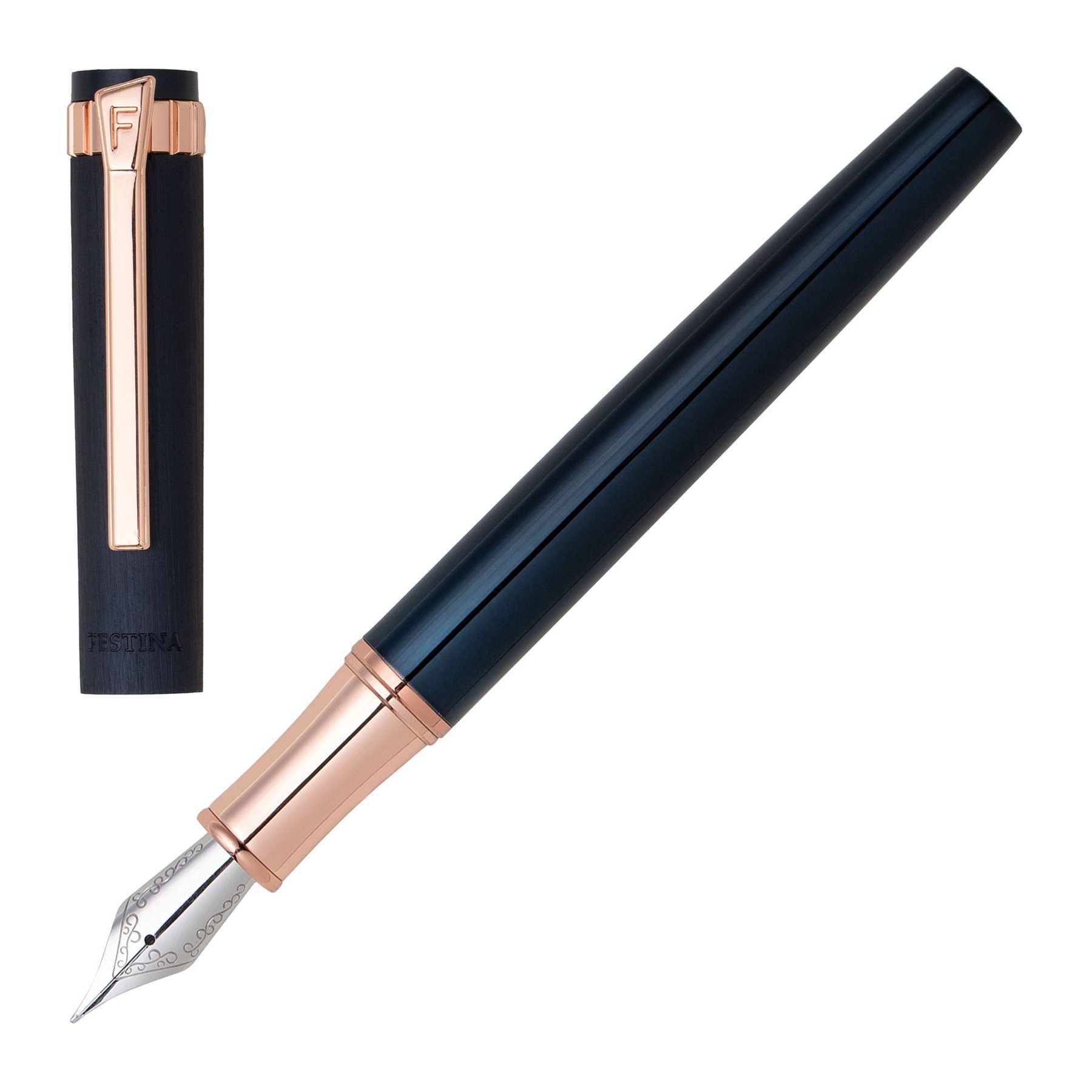 Festina Pen Prestige, dark blue/silver, boxed