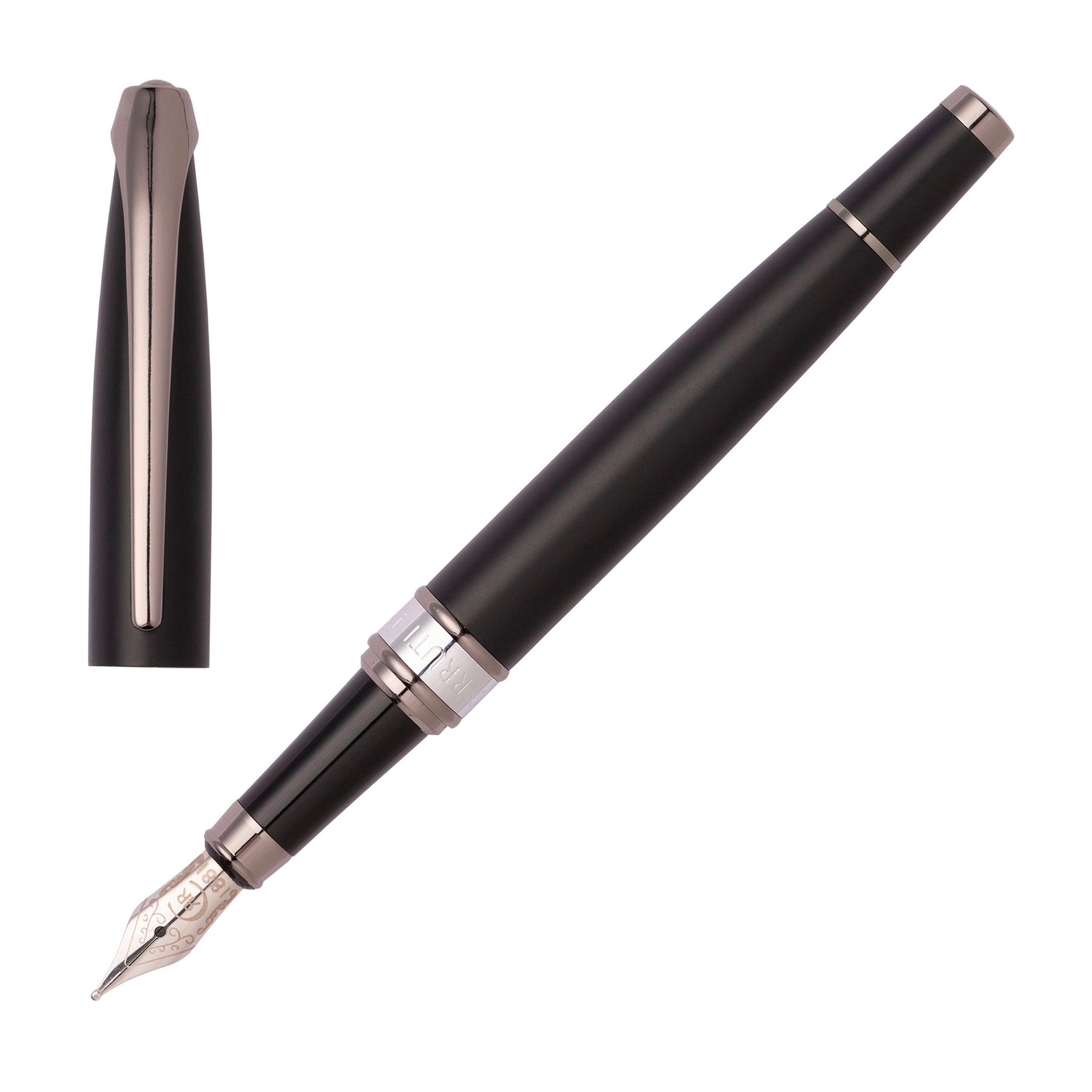 Fountain pen Cerruti 1881 Abbey, in box, black
