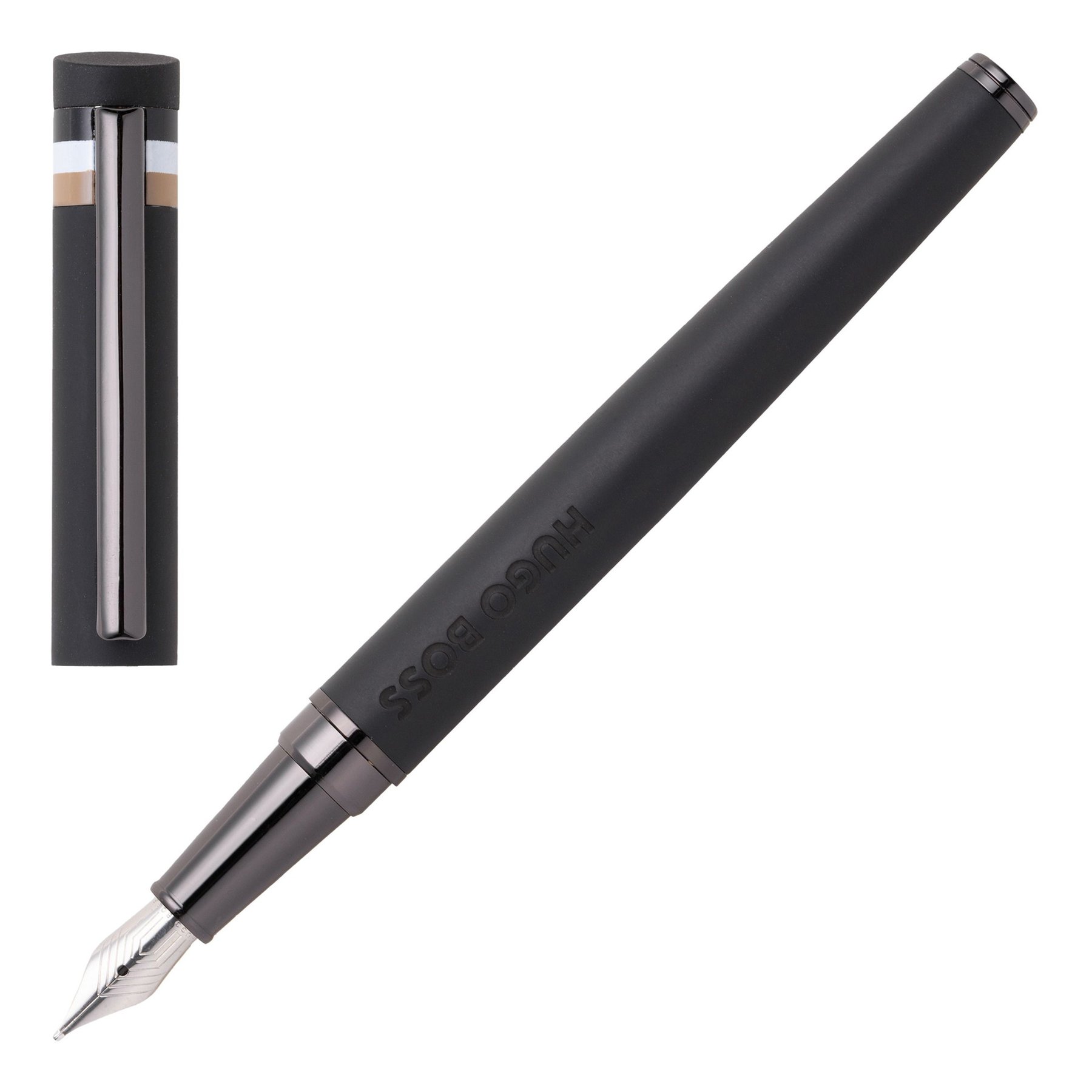 Fountain pen Hugo Boss Loop Iconic, in box, black
