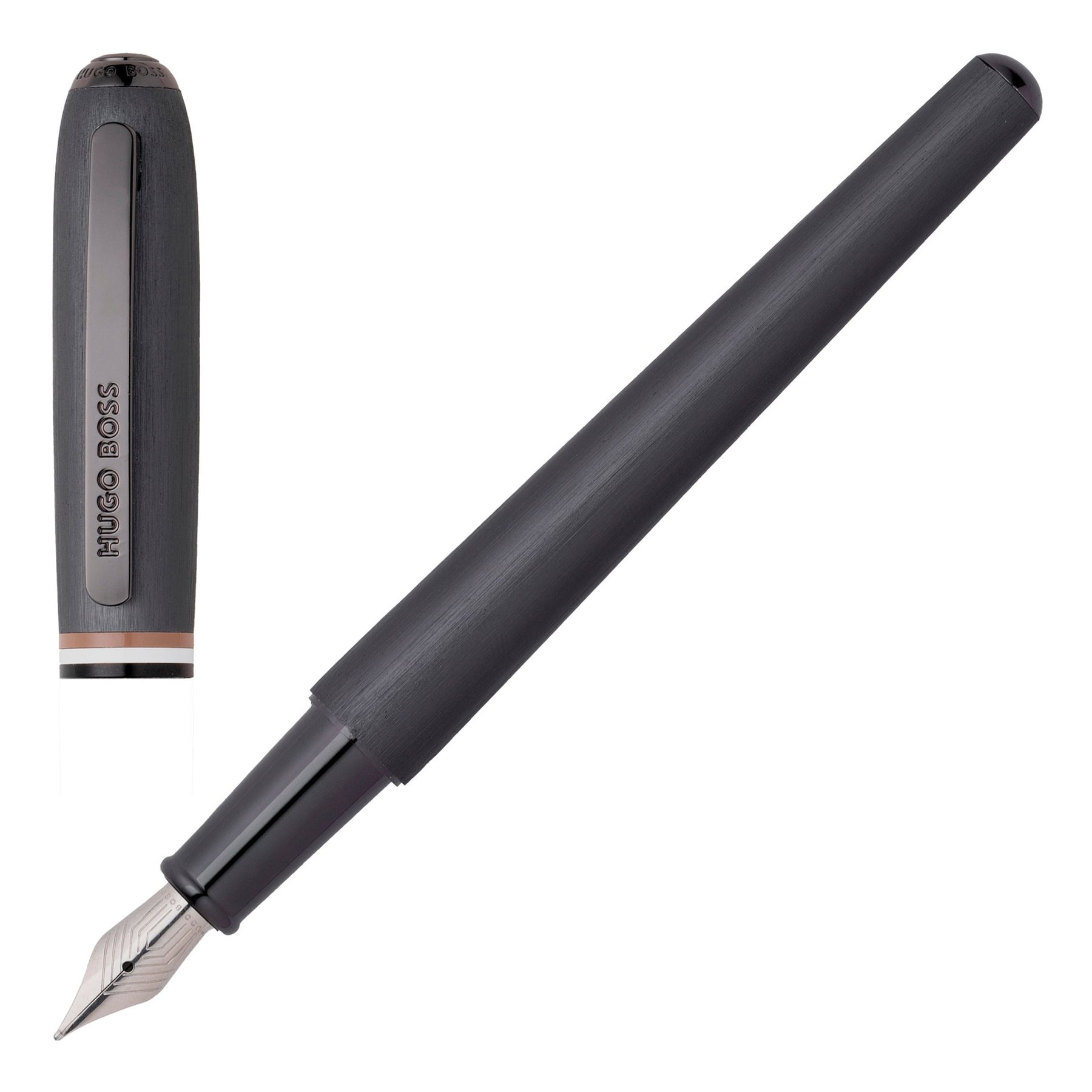Hugo Boss Pen Contour Iconic, in Box, Dark Grey