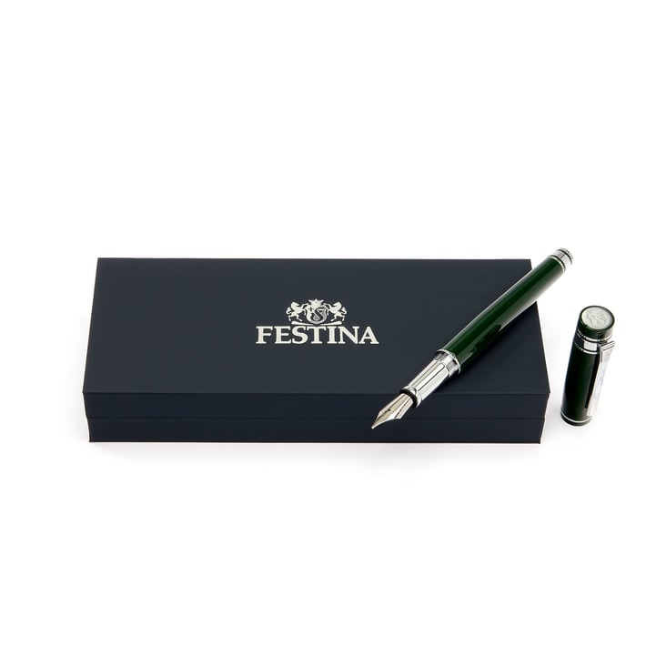 Festina Писалка Bold Classic, в кутия, зелена