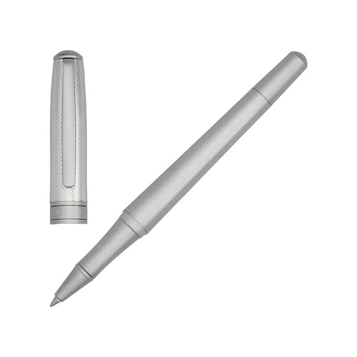 Hugo Boss Ролер Essential Metal, в кутия, сребрист