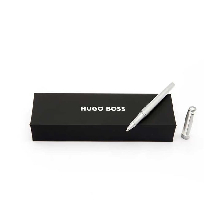 Hugo Boss Ролер Essential Metal, в кутия, сребрист