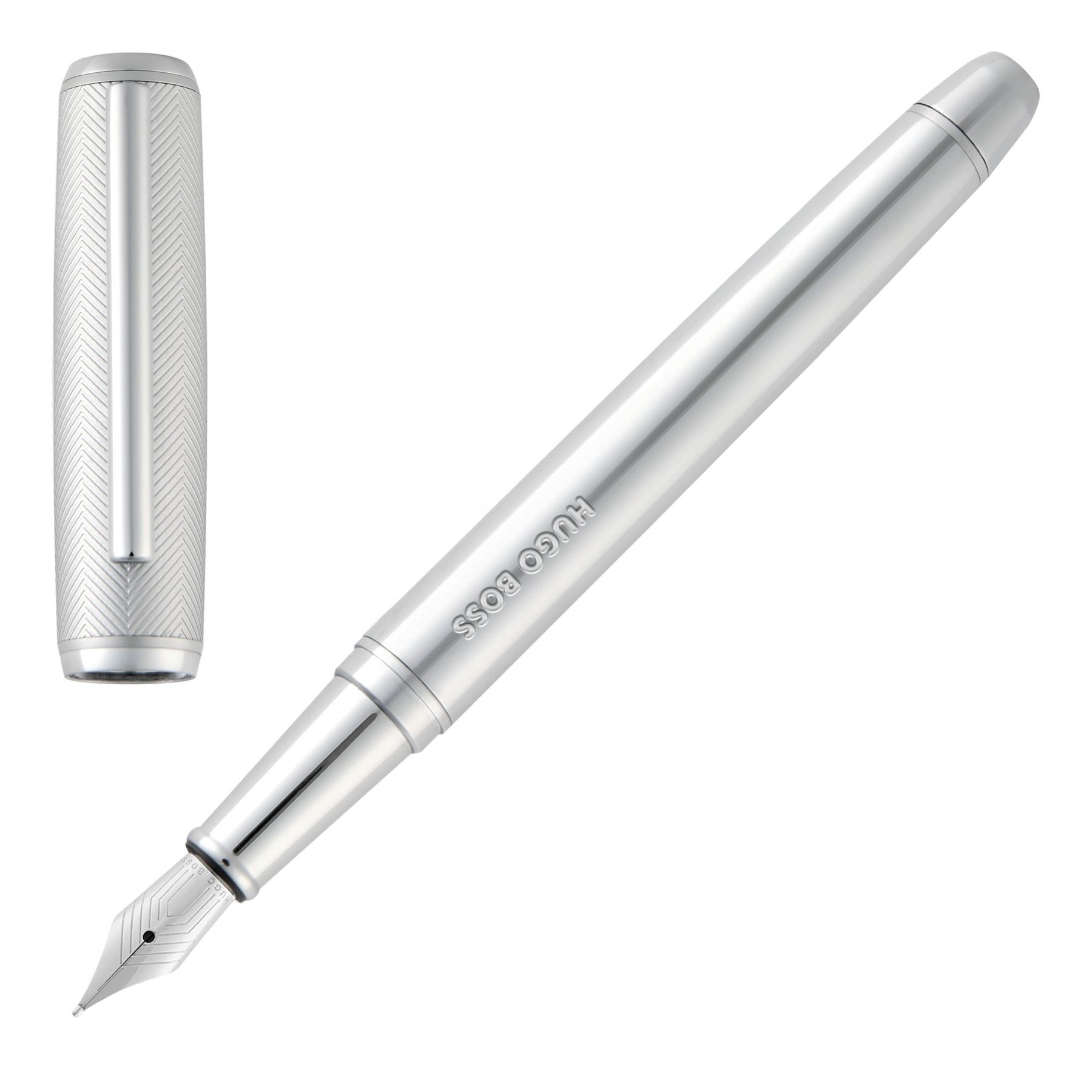 Hugo Boss Fountain pen Pace, silver