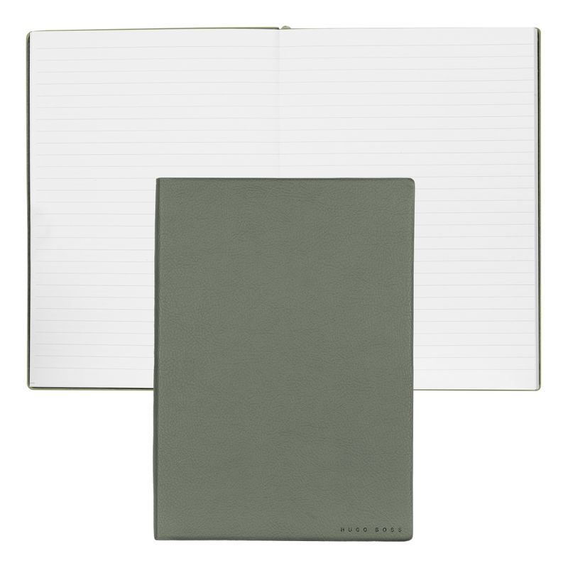 Hugo Boss Notebook Essential Storyline, ruled, A5, dark green