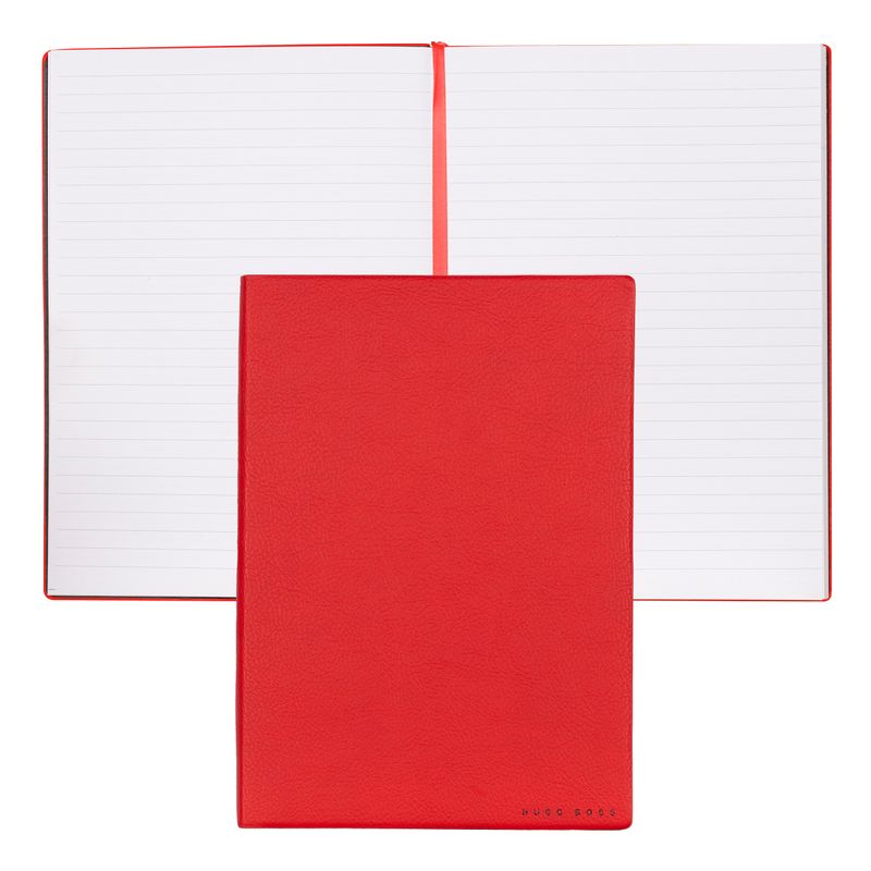 Hugo Boss Notebook Essential Storyline, lined, A5, red