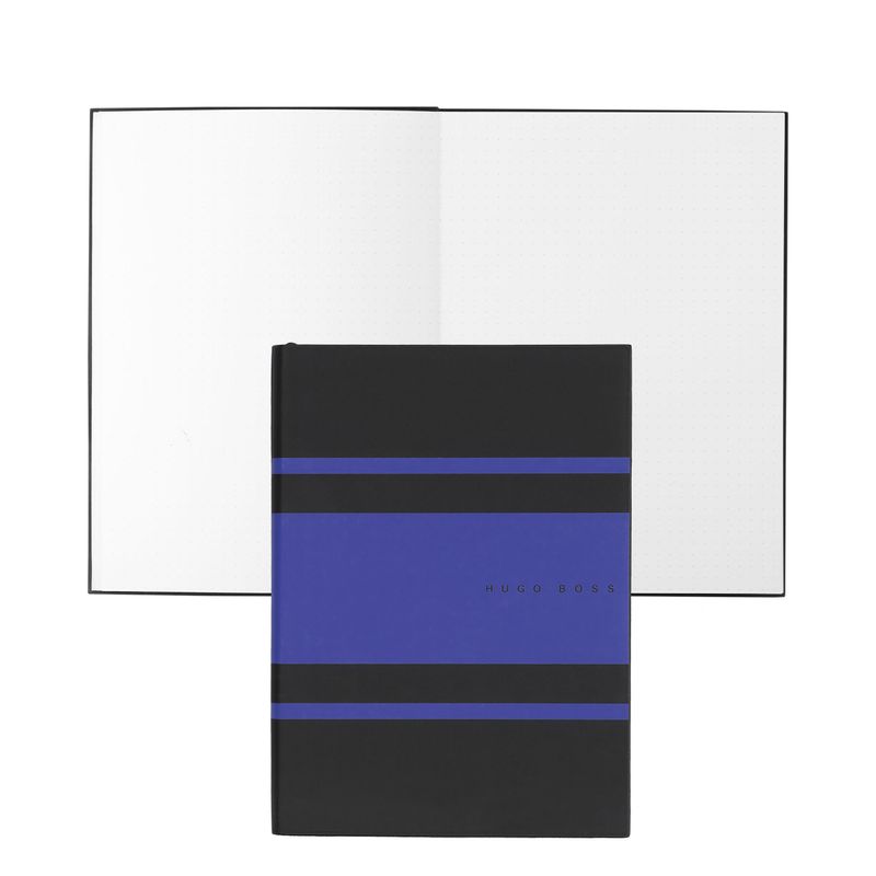 Hugo Boss Notebook Essential Gear Matrix, dotted, A5, blue