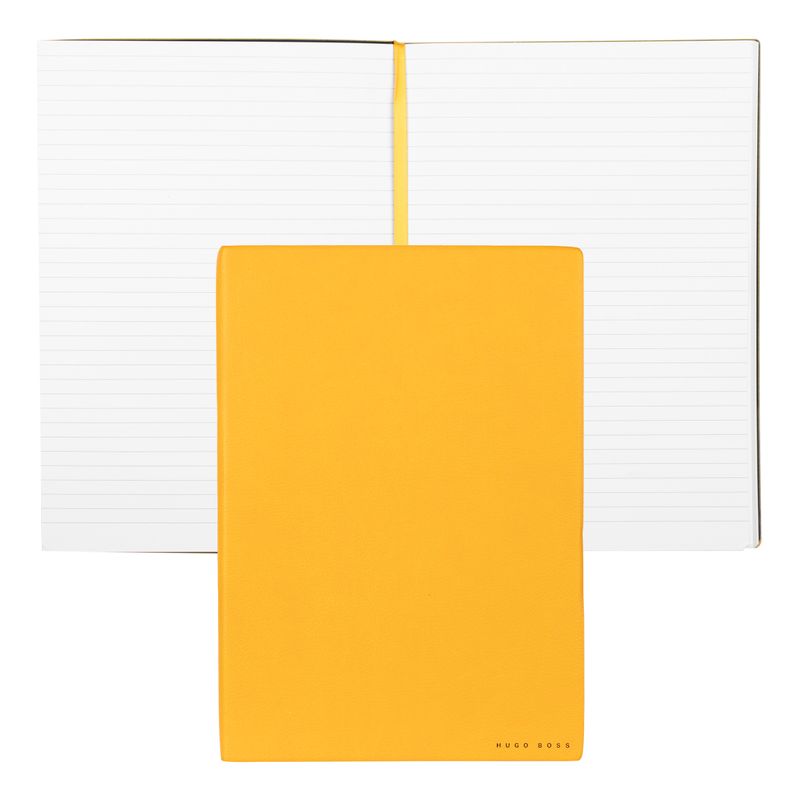 Hugo Boss Notebook Essential Storyline, ruled, B5, yellow
