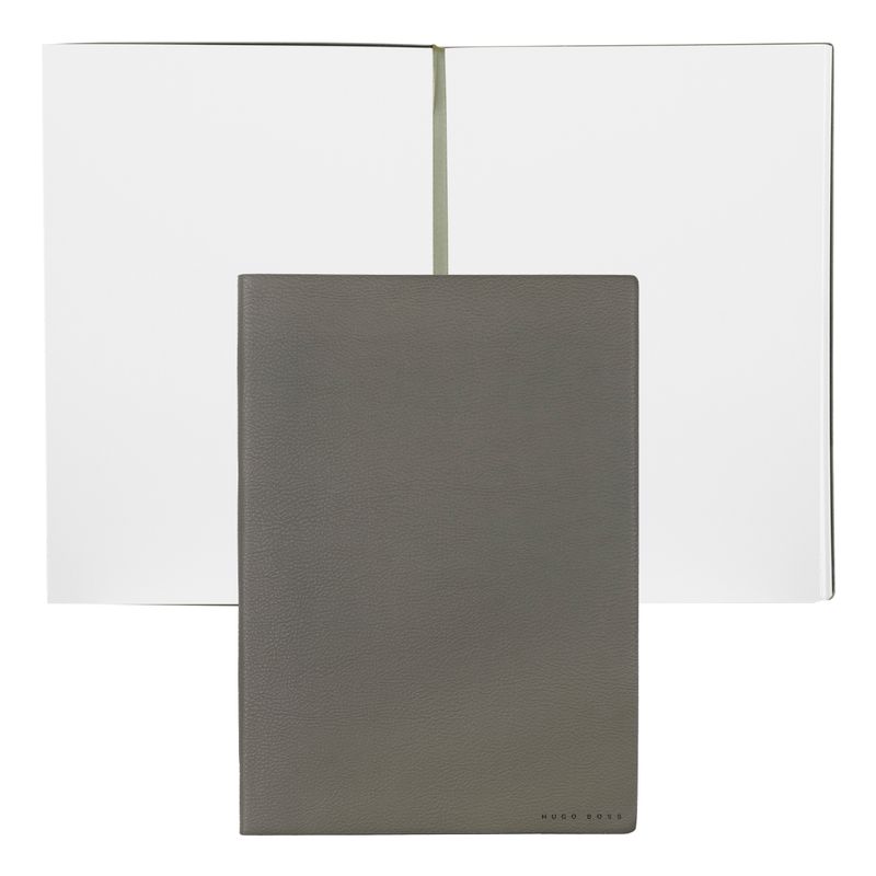 Hugo Boss Notebook Essential Storyline, Blank Pages, B5, Dark Green