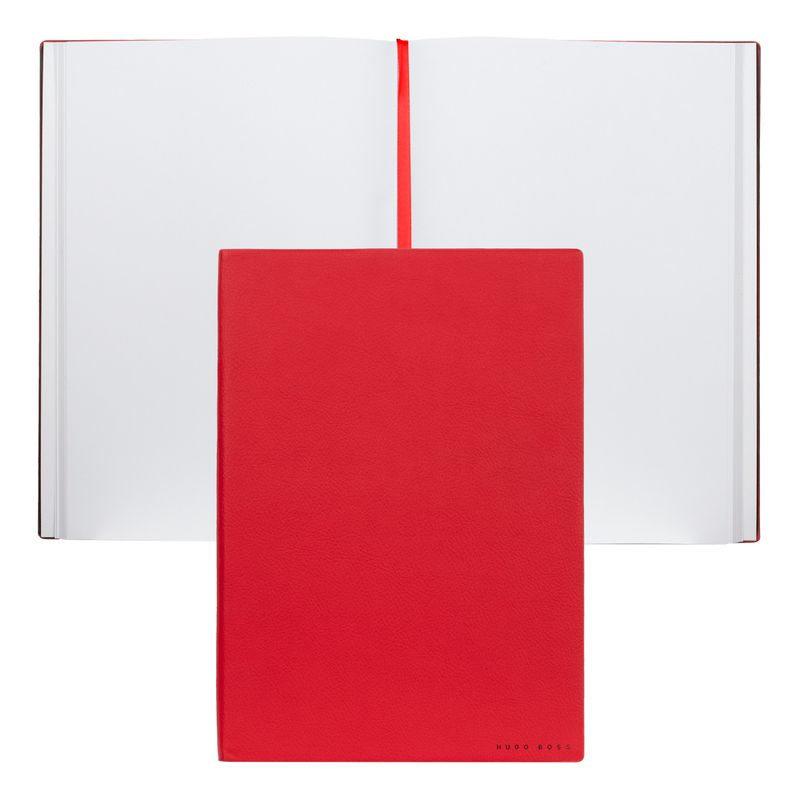 Hugo Boss Notebook Essential Storyline, blank pages, B5, red