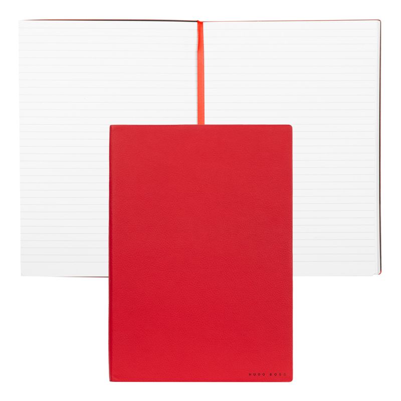 Hugo Boss Notebook Essential Storyline, ruled, B5, red
