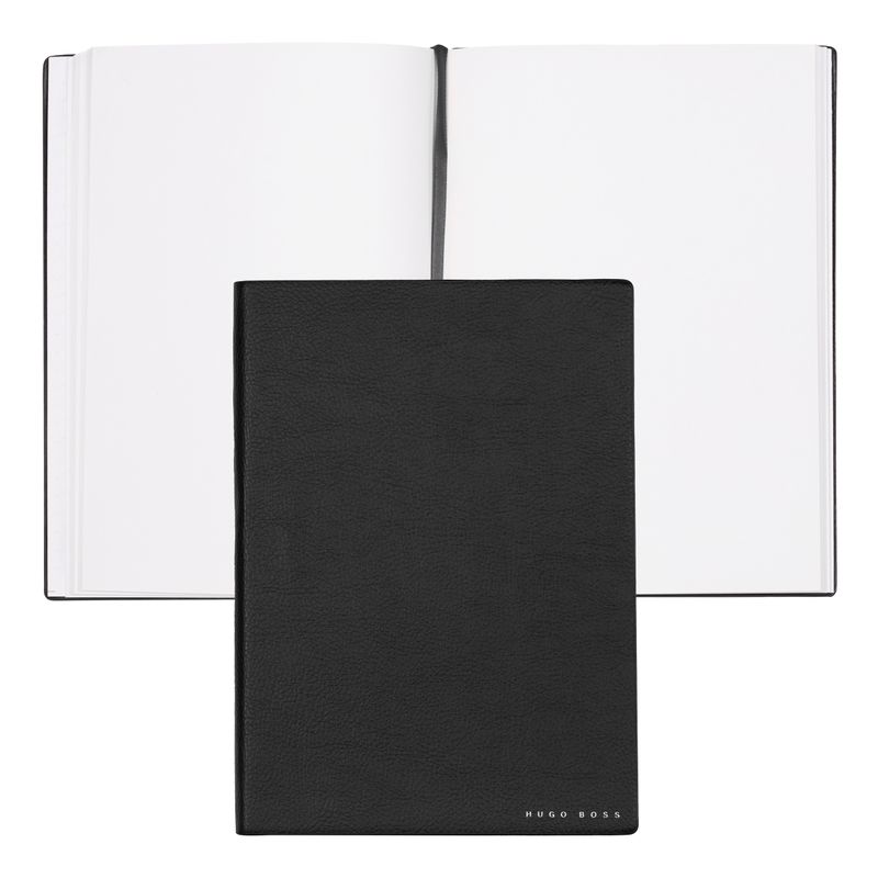Hugo Boss Notebook Essential Storyline, blank pages, A5, black