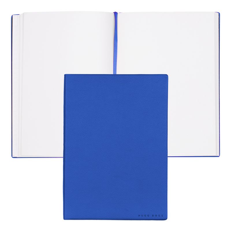 Hugo Boss Notebook Essential Storyline, blank pages, A5, blue