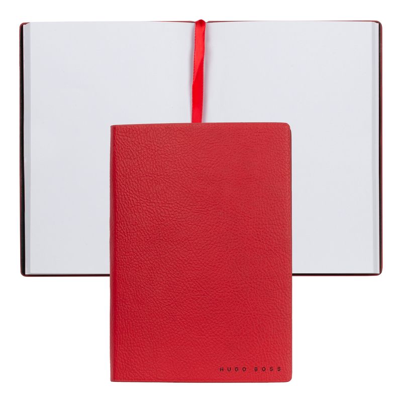 Hugo Boss Notebook Essential Storyline, blank, A6, red