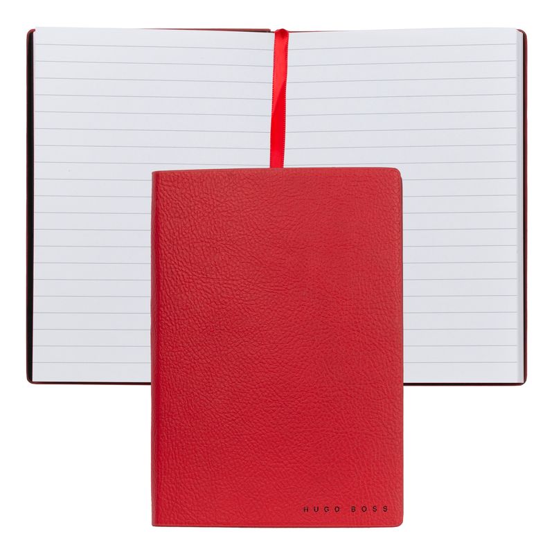 Hugo Boss Notebook Essential Storyline, ruled, A6, red