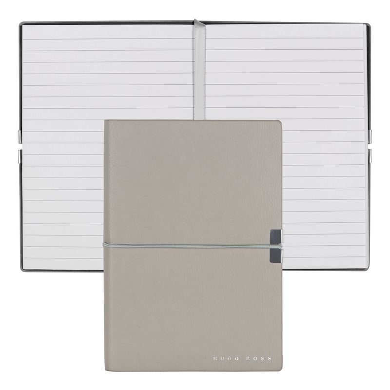Hugo Boss Notebook Elegance Storyline, ruled, A6, gray