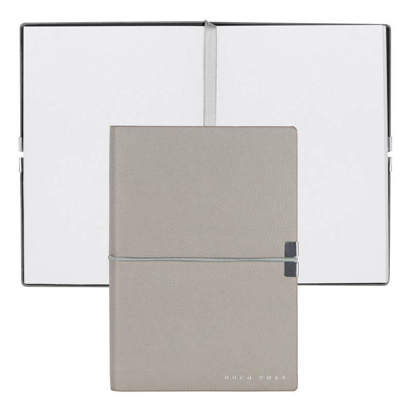 Hugo Boss Notebook Elegance Storyline, lined, A6, gray