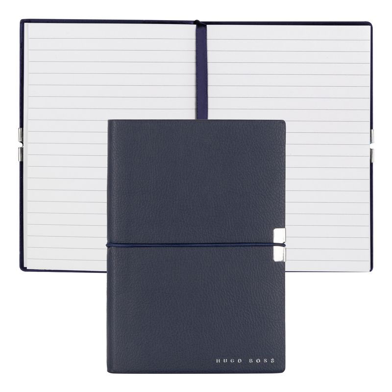 Hugo Boss Notebook Elegance Storyline, ruled, A6, dark blue