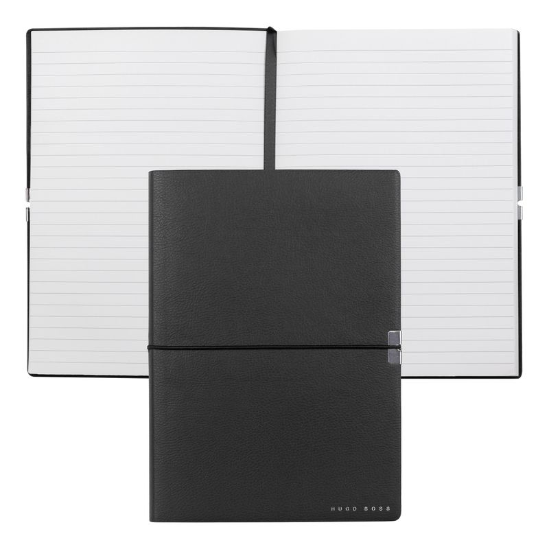 Hugo Boss Notebook Elegance Storyline, ruled, A5, black