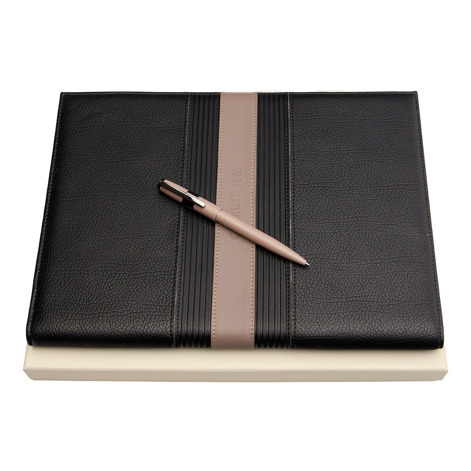 Cerruti 1881 Pen and folder set Brick, A4, black