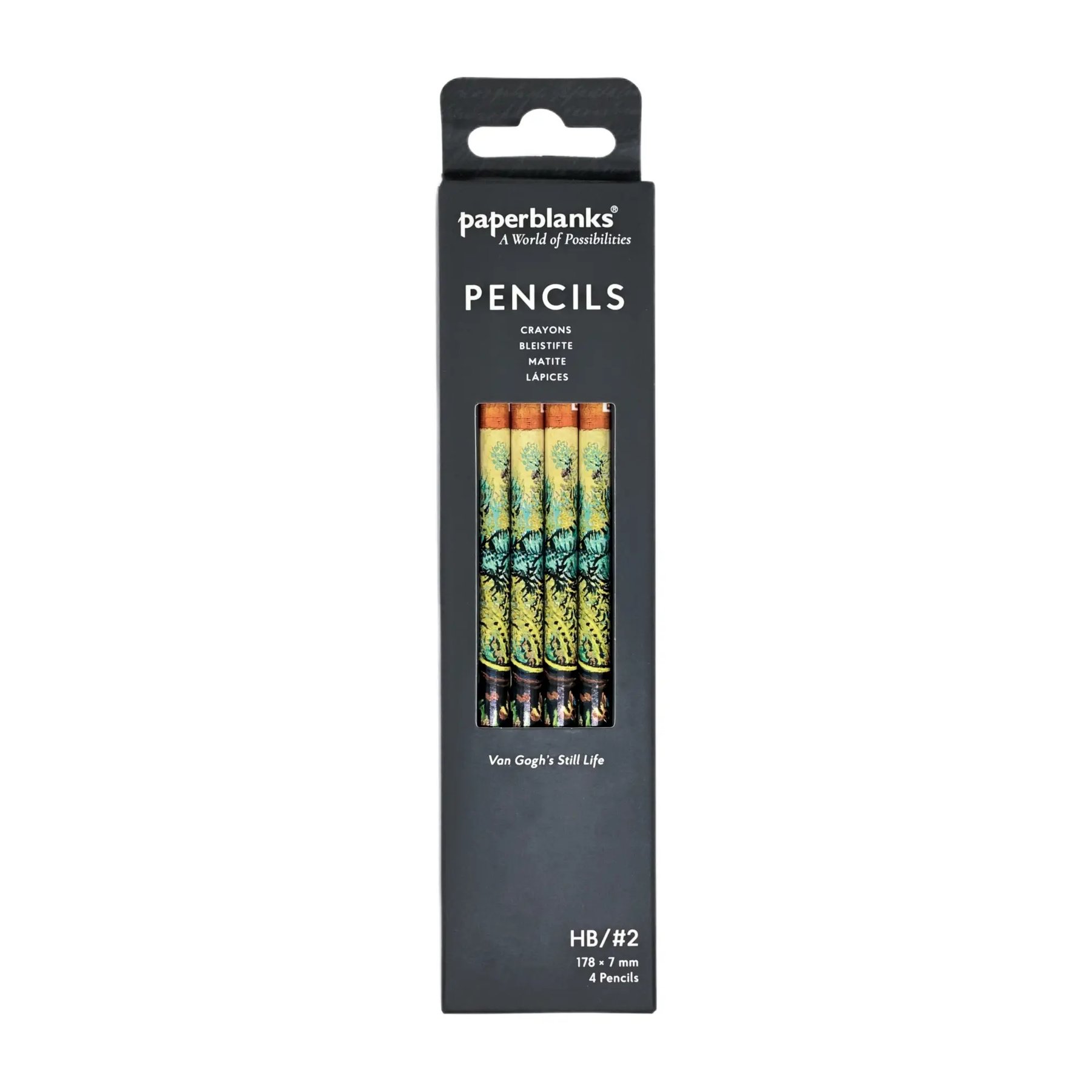Paperblanks Pencil Van Gogh's Still Life, HB, 4 pieces