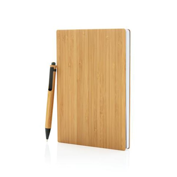 XD Notebook Bamboo, A5, 90 sheets, with included pen