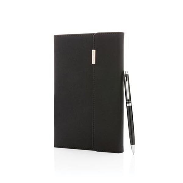 Swiss Peak Notebook Deluxe, A5, 80 sheets, with pen included