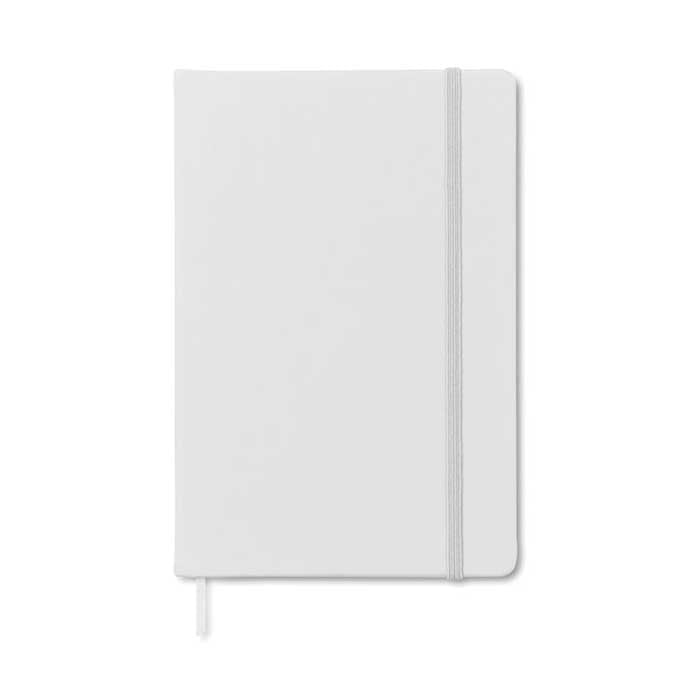 Notebook Sofia, A5, with elastic, wide ruled, 80 sheets, white