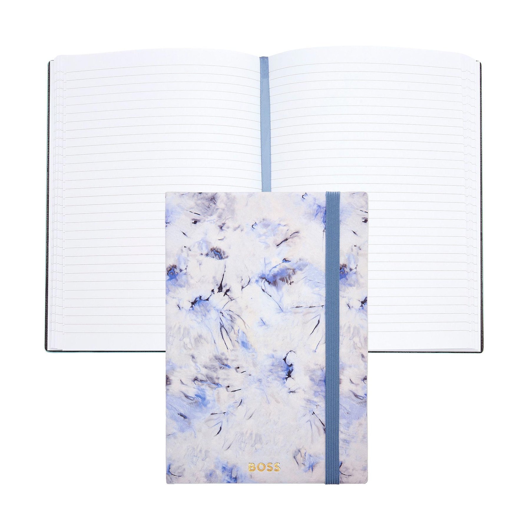 Hugo Boss Notebook Tie-Dye Flower, A5, ruled, purple